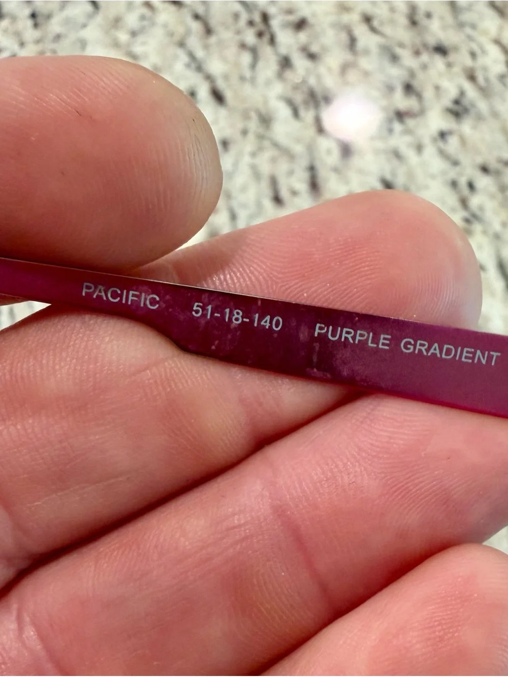 Lucky Brand “Lucky You” Stealie Eyeglasses Frames Purple 51-18-140